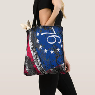 Bolsa Tote Betsy Ross Flag 1776 Patriótico 4 de julho