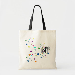 Bolsa Tote bff ~ corações