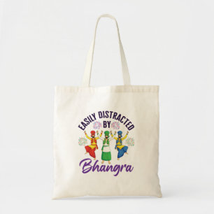 Bolsa Tote Bhangra Punjabi Dance, facilmente distraído