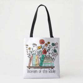 Bolsa Tote Bible, church, Jesus, Flowers, Floral, God