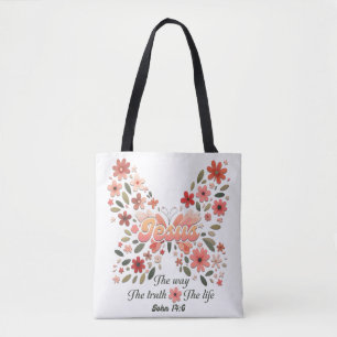 Bolsa Tote Bíblia Cristã Inspiradora Verso