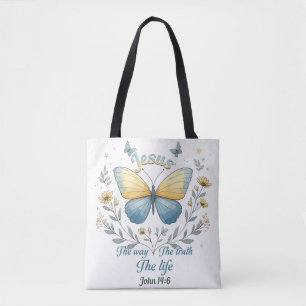 Bolsa Tote Bíblia Cristã Inspiradora Verso