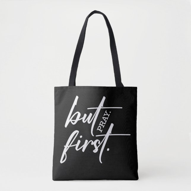 Bolsa Tote Bíblia Cristã Inspiradora Verso (Frente)