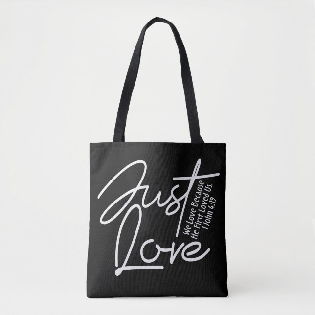 Bolsa Tote Bíblia Cristã Inspiradora Verso (Frente)