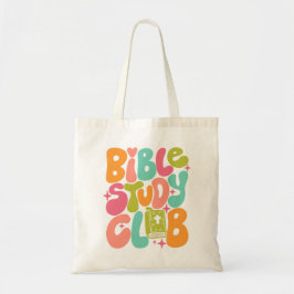 Bolsa Tote Bíblia Study Club Retro Tote Bag