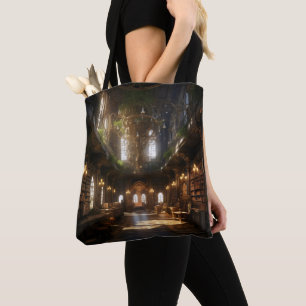 Bolsa Tote Biblioteca de fantasia