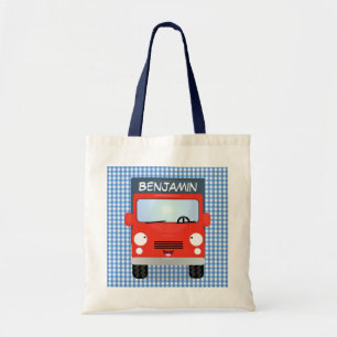 Bolsa Tote Biblioteca de ilustração de desenho animado de cam