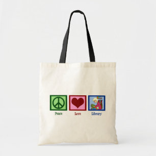 Bolsa Tote Biblioteca de Paz e Amor