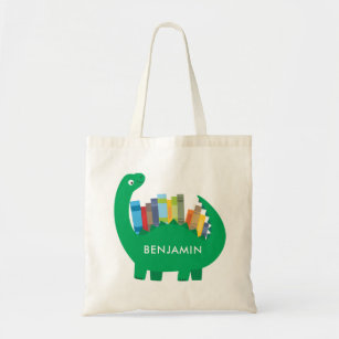 Bolsa Tote Biblioteca do Dinossauro Tote Bag