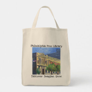 Bolsa Tote Biblioteca Livre de Filadélfia "Crescer" Tote Bag