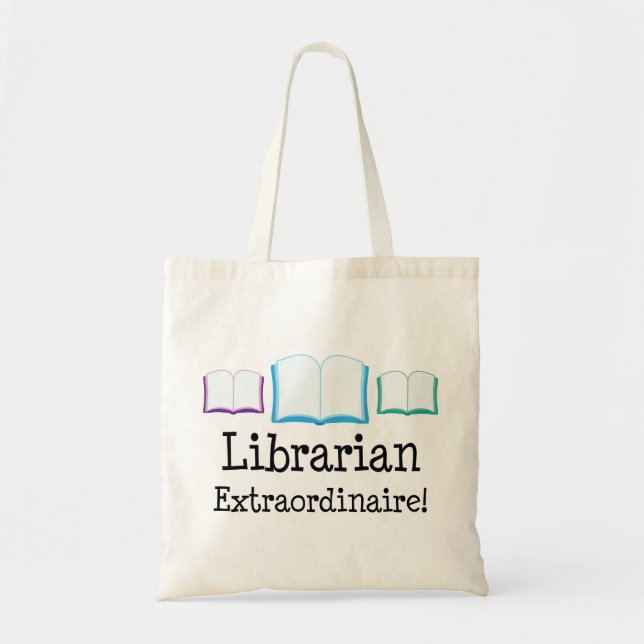 Bolsa Tote Bibliotecário Extraordinaire (Frente)