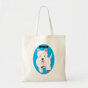 Bolsa Tote Bicho branco-branco da rodovia oeste terrivel