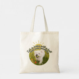 Bolsa Tote Bichon & Bola Dias de Dente-de-Leão