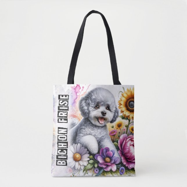 Bolsa Tote Bichon Frise (Frente)