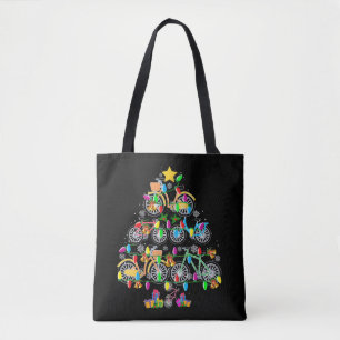 Bolsa Tote Bicicleta Bicicleta Bicicleta de Árvore de Natal E