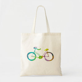 Bolsa Tote Bicicleta de Aquarela
