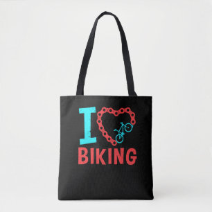 Bolsa Tote Bicicleta De Bicicleta Montanha Eu Adoro Bicicleta