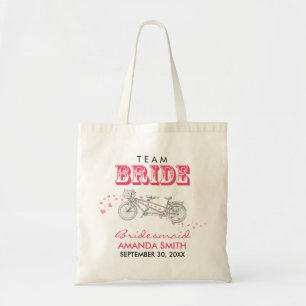 Bolsa Tote Bicicleta de Festa de casamento Personalizada para