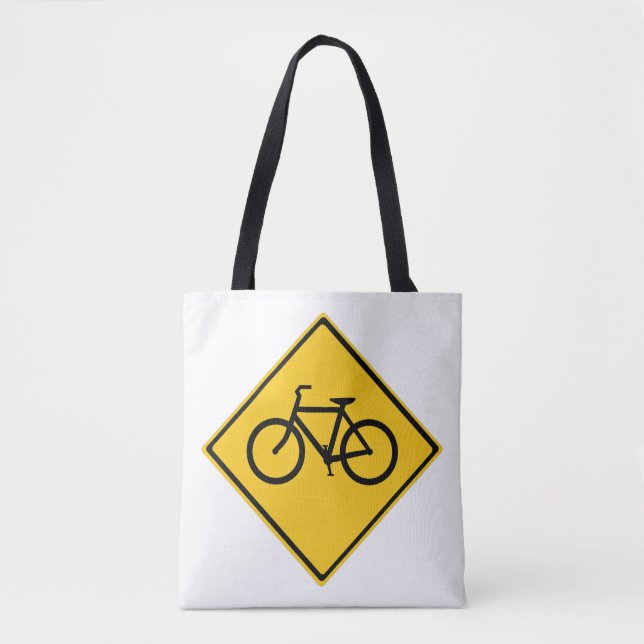 Bolsa Tote Bicicleta de Sinal de Estrada (Frente)