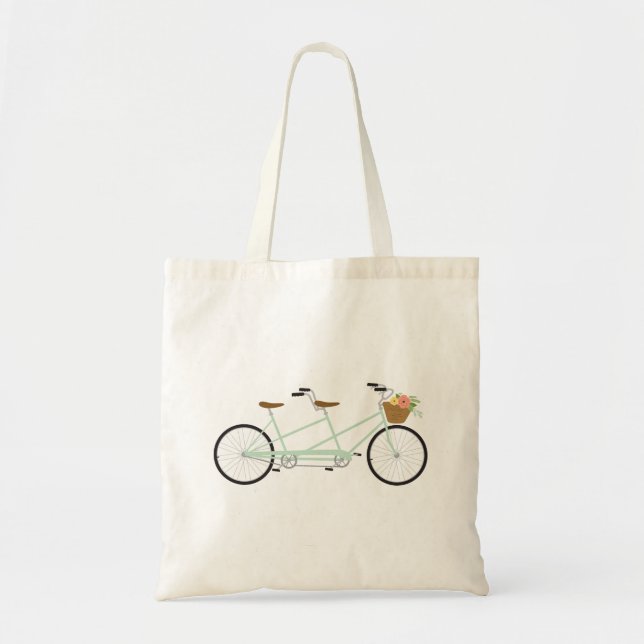 Bolsa Tote Bicicleta em tandem (Frente)
