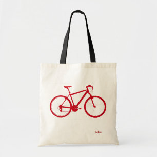 Bolsa Tote bicicleta vermelha, ciclismo