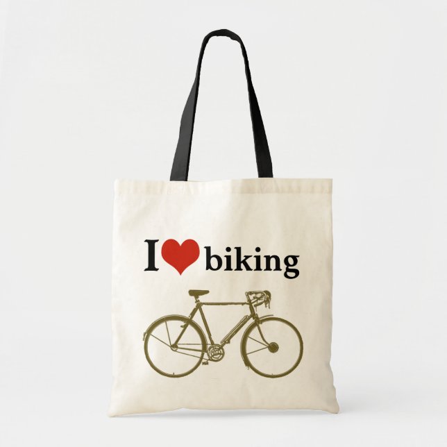 Bolsa Tote bicicletas, bicicletas, bicicleta do amor (Frente)