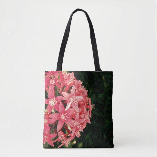 Bolsa Tote Bico floral rosa (Frente)