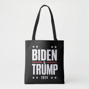 Bolsa Tote Biden Trump 2024 Eleição Divertida Presidencial VP