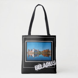 Bolsa Tote Bielorrússia Беларусь Arquitetura do Castelo de Mi