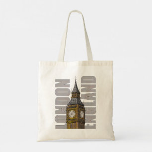 Bolsa Tote Big Ben Clock Tower Londres Inglaterra Reino Unido