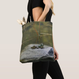 Bolsa Tote Big Old Bullfrod Pond Nature 