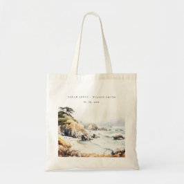 Bolsa Tote Big Sur, California Watercolor Landscape Wedding