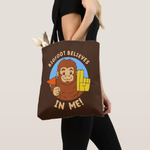 Bolsa Tote Bigfoot acredita em mim