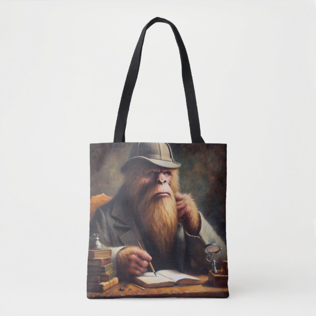 Bolsa Tote Bigfoot Sherlock Holmes (Frente)