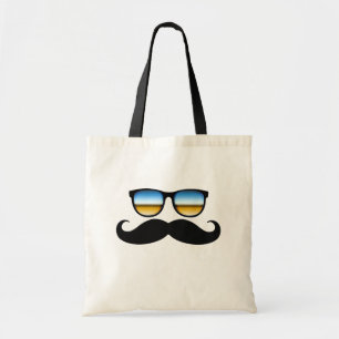 Bolsa Tote Bigode legal sob máscaras