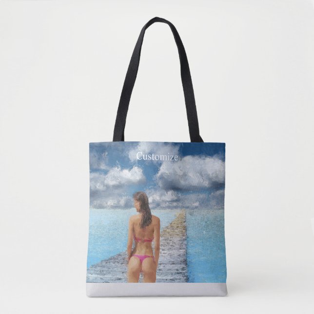 Bolsa Tote Bikini Girl Thunder_Cove (Frente)