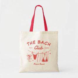 Bolsa Tote Bikinis de Solteira Desenhados à Mão Caprichosos 