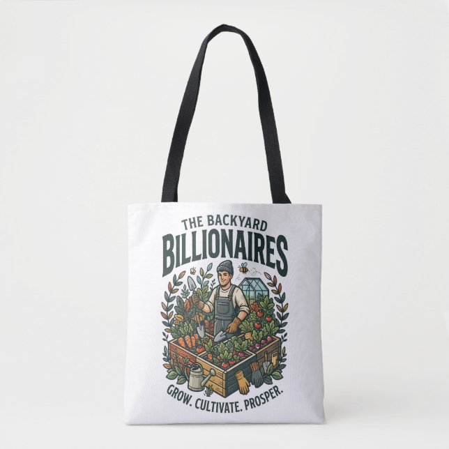 Bolsa Tote Bilionários do Quintal (Frente)