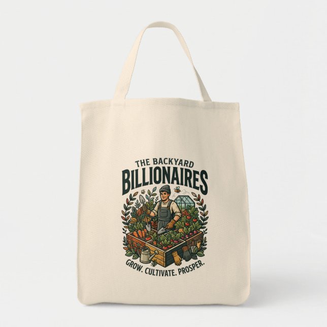 Bolsa Tote Bilionários do Quintal (Frente)