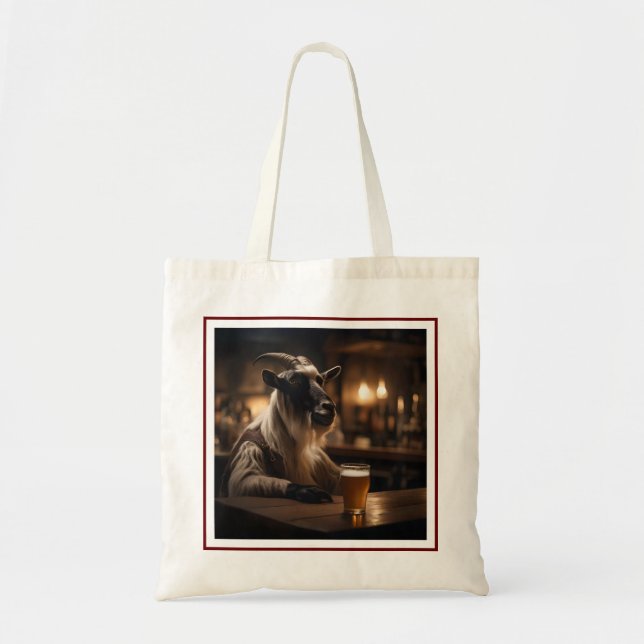 Bolsa Tote Billy the Kid: Um Capuz entra em um Bar. (Frente)