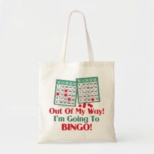 Bolsa Tote Bingo Engraçado Dizendo