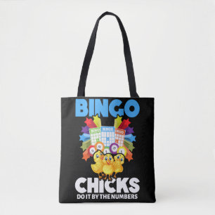 Bolsa Tote Bingo Mulheres Engraçadas Jogadoras de Bingo Meni