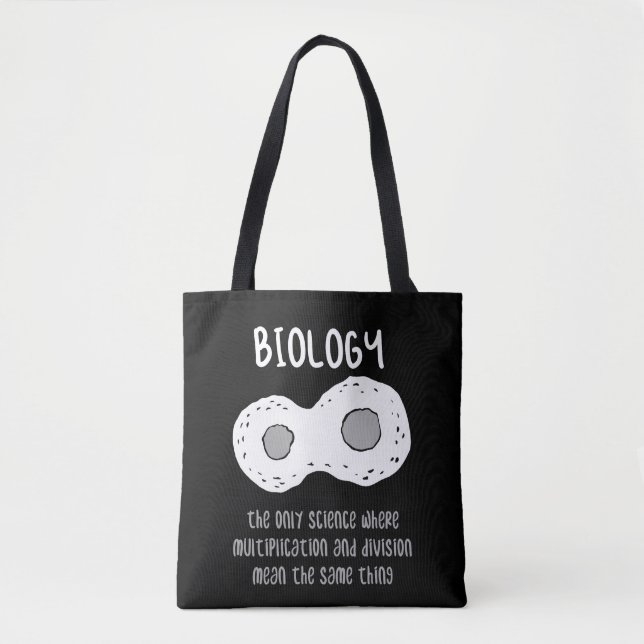 Bolsa Tote Biologia - Biologia O Único Presente Ciência (Frente)