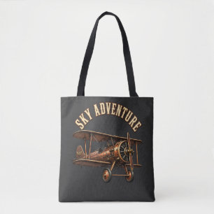 Bolsa Tote Biplano antigo.
