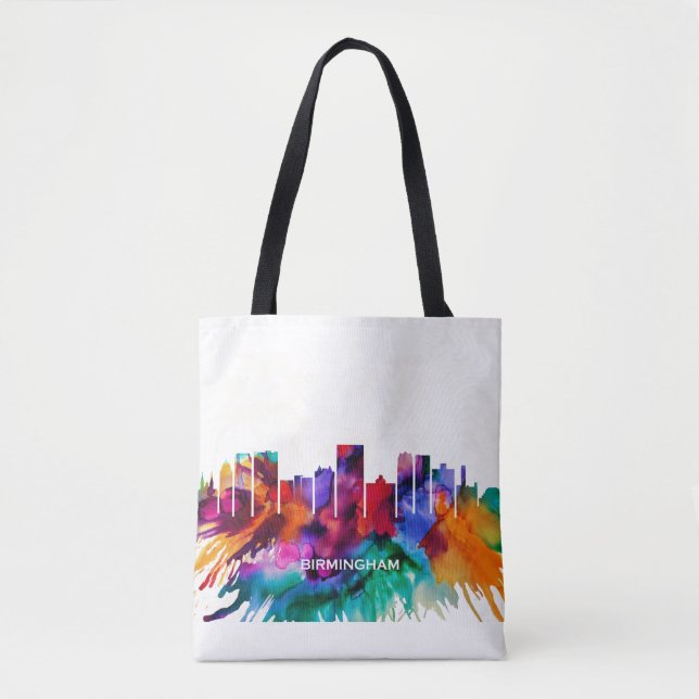 Bolsa Tote Birmingham Skyline (Frente)