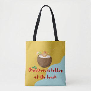 Bolsa Tote Biscoito de Natal de Praia
