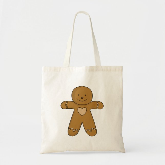 Bolsa Tote Biscoito de Natal do GingerBread (Frente)