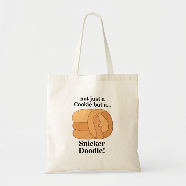Bolsa Tote Biscoito Snickerdoodle (Frente)