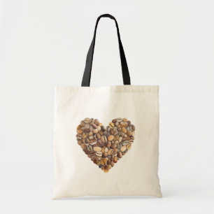 Bolsa Tote Biscoitos Coração de Grãos de Café