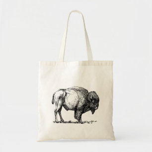 Bolsa Tote Bisonte americano do búfalo